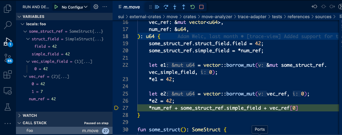 Variable values